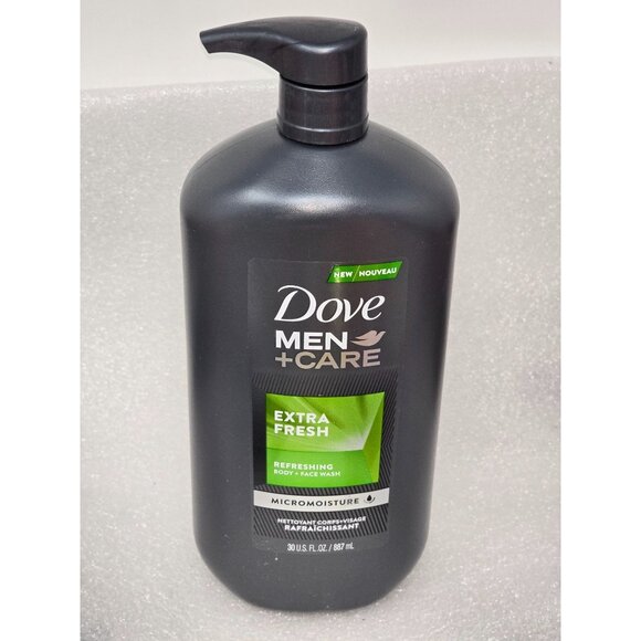 Dove Men + Care Extra Fresh Body & Face Wash 30 Oz Pump Bottle - Picture 1 of 2